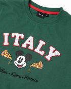 Pyjama à manches courtes Italie vert