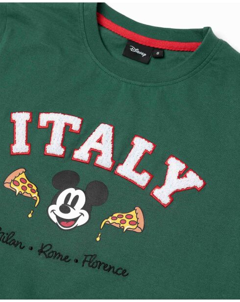 Pyjama à manches courtes Italie vert
