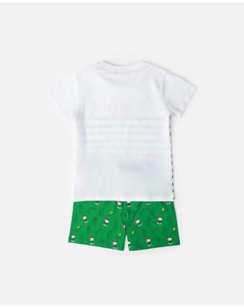Pigiama a manica corta Green Golf Team