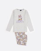 Pyjama à manches longues Daisy gris chiné