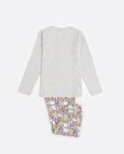 Pyjama à manches longues Daisy gris chiné