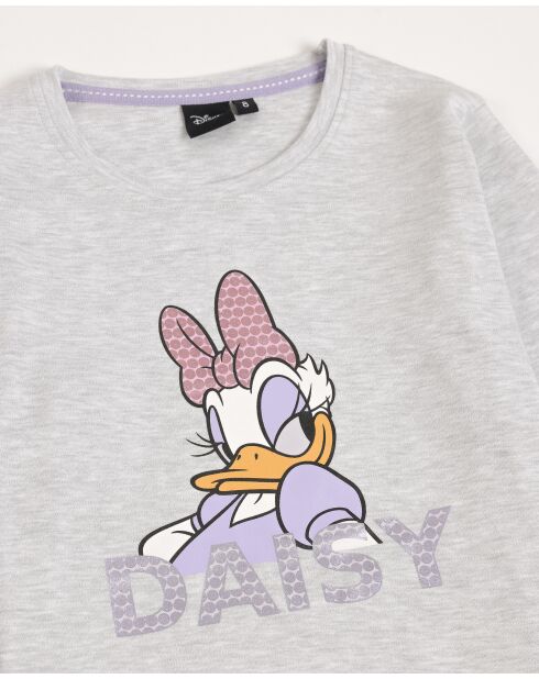 Pyjama à manches longues Daisy gris chiné