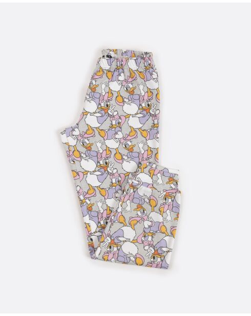 Pyjama à manches longues Daisy gris chiné
