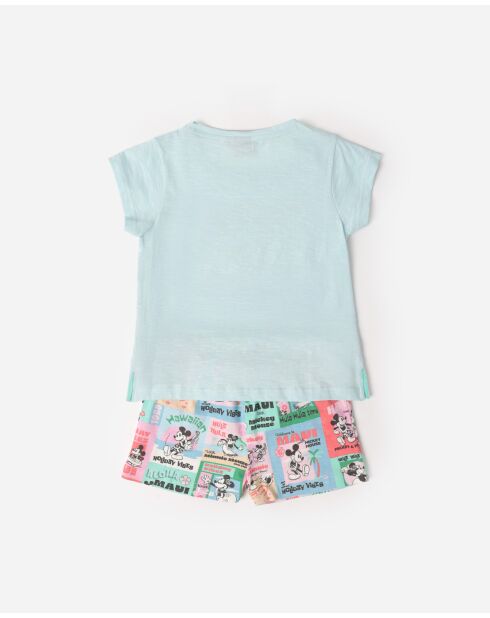 Pyjama à manches courtes Holiday Vibes bleu