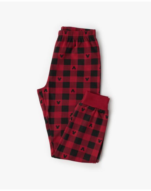 Pijama rojo de manga larga Mouse Holidays
