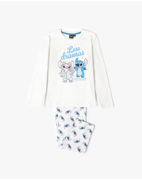 Pyjama à manches longues Stitch menta