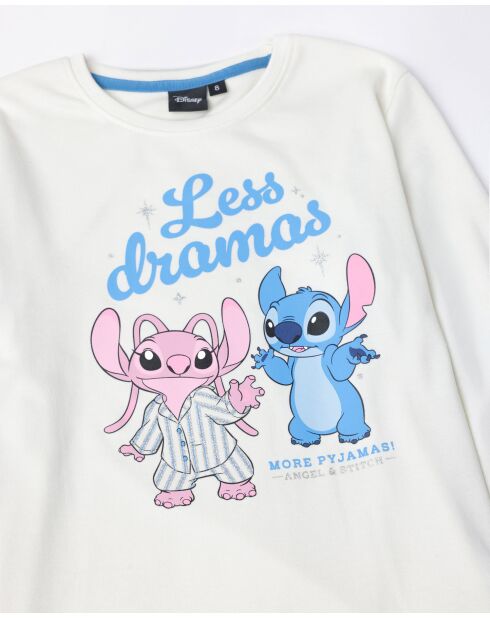 Pyjama à manches longues Stitch menta