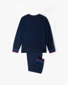 Cars Flash McQueen Langarm-Pyjama, marineblau