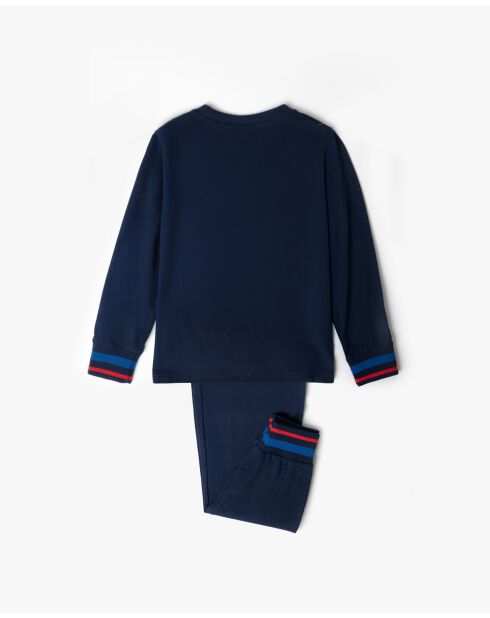 Cars Flash McQueen marineblauwe pyjama met lange mouwen