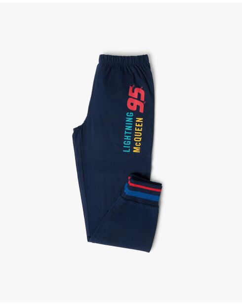 Cars Flash McQueen marineblauwe pyjama met lange mouwen