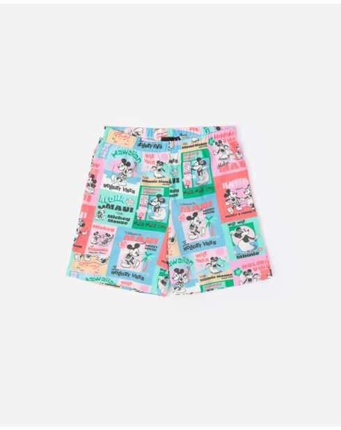 Holiday Vibes blauer Kurzarm-Pyjama