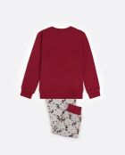 Pijama de manga larga Burgundy King Mickey