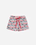 Stitch University roter Kurzarm-Pyjama