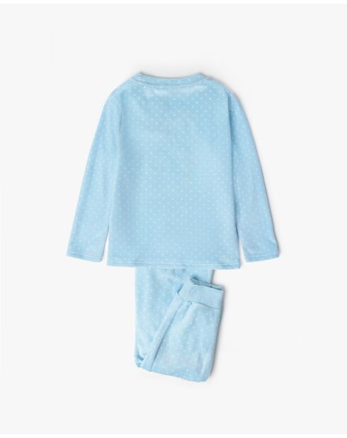 Pyjama à manches longues en velours Sweet Duckling bleu