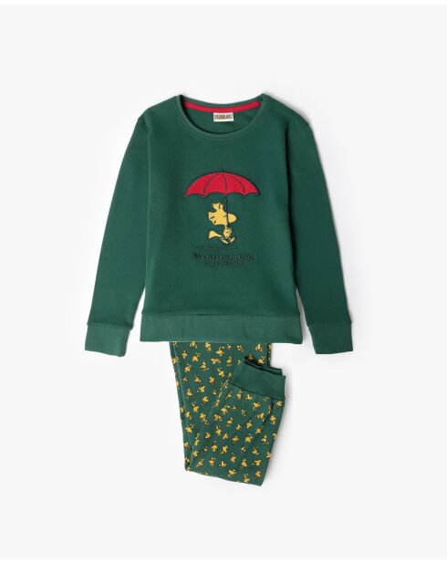 Pyjama Manga Larga Green Classic vert