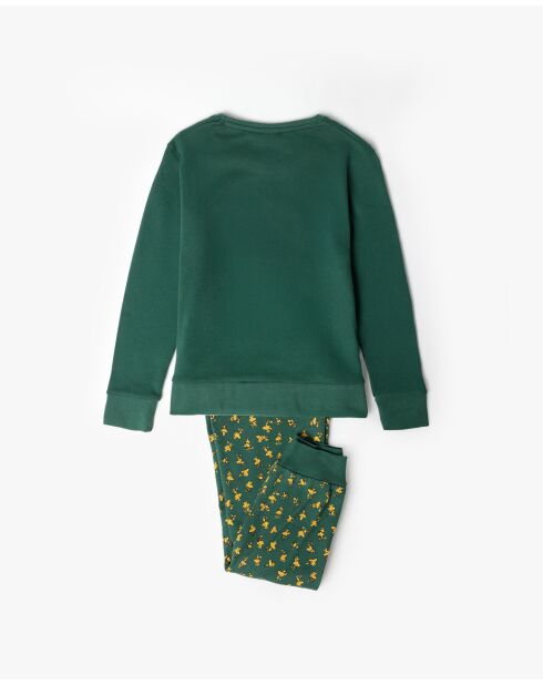 Pyjama Manga Larga Green Classic vert