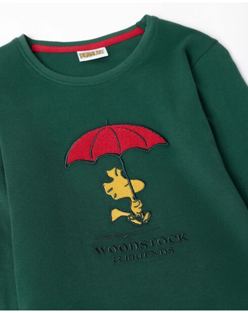 Pyjama Manga Larga Green Classic vert