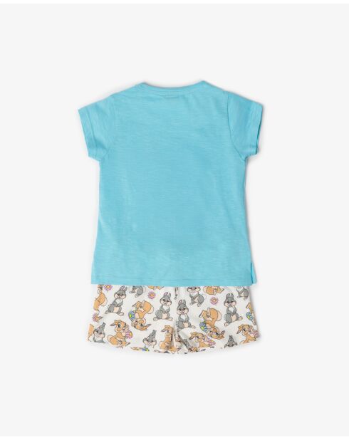 Pyjama à manches courtes No Bunny Like You bleu