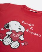 Pigiama rosso a maniche lunghe In My Heart