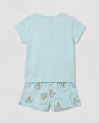 Pyjama à manches courtes Alice bleu bleu