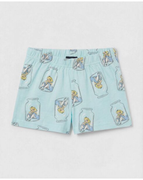Pyjama à manches courtes Alice bleu bleu
