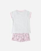 Pijama de manga corta gris jaspeado 101 Reasons