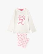 Pyjama Barbie à manches longues écru