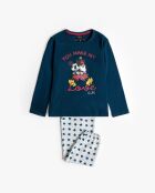 You Make Me Love Marineblauwe pyjama met lange mouwen