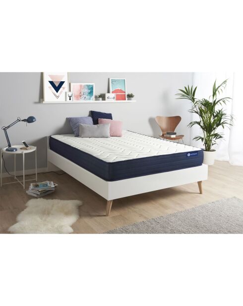 Matelas à mémoire de forme Actimemo Life blanc - 200x200 cm