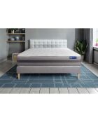 Set de colchón y somier Actilatex Relax gris con somier gris en kit - 200x200 cm