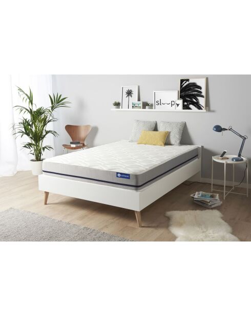 Matelas à mémoire de forme Actimemo Soft blanc - 160x200 cm