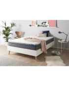 Matelas à mémoire de forme Actimemo Zen blanc - 200x200 cm