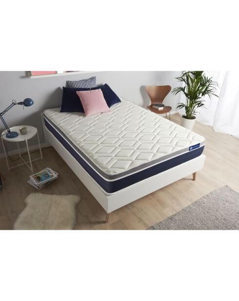 Matelas à mémoire de forme Actimemo Confort blanc - 140x190 cm