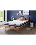 Actiflex Ergo Matratze mit Federkern und Memoryschaum, weiß - 180x200 cm