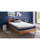 Actiflex Comfort matras met pocketvering en traagschuim wit - 140x190 cm