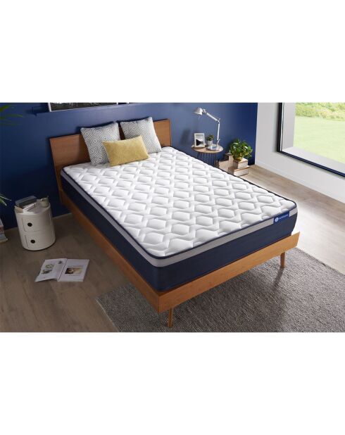Actiflex Max matras met pocketvering en traagschuim wit - 160x200 cm