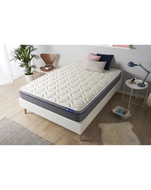 Matelas à mémoire de forme Actimemo Zen blanc - 180x200 cm