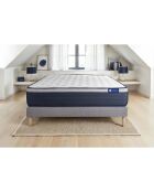 Ensemble matelas et sommier Actiflex Max gris avec sommier gris en kit - 160x200 cm