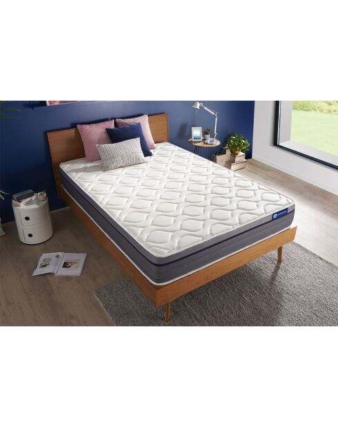 Actiflex Zen Matratze mit Federkern und Memoryschaum, weiß - 160x200 cm