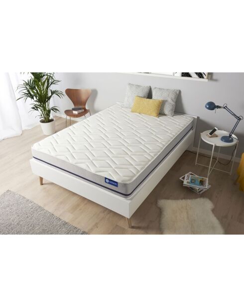 Matelas à mémoire de forme Actimemo Soft blanc - 180x200 cm