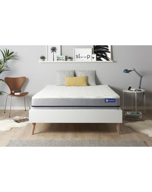 Matelas à mémoire de forme Actimemo Soft blanc - 180x200 cm