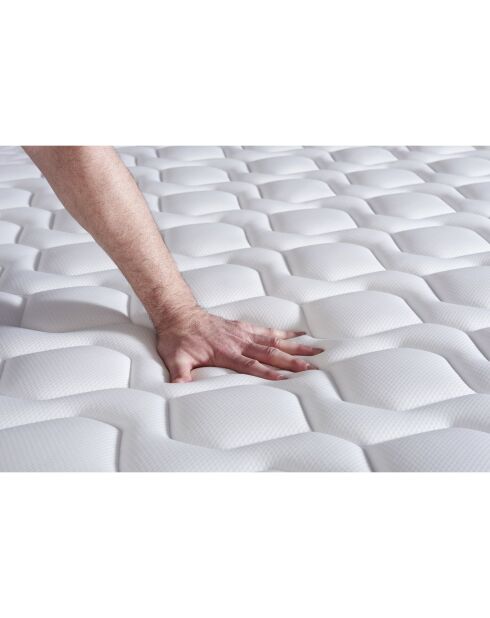 Ensemble matelas et sommier Actiflex Max gris avec sommier gris en kit - 200x200 cm