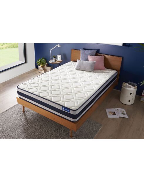 Actiflex Ergo matras met pocketvering en traagschuim wit - 140x190 cm
