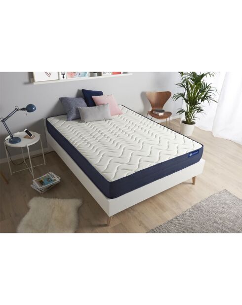 Matelas à mémoire de forme Actimemo Life blanc - 180x200 cm