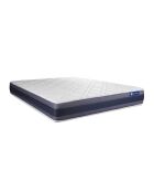 Ensemble matelas et sommier Actiflex Morpho blanc avec sommier blanc en kit - 140x190 cm