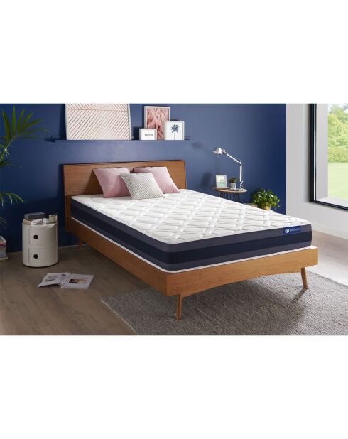 Actiflex Morpho matras met pocketvering en traagschuim wit - 160x200 cm