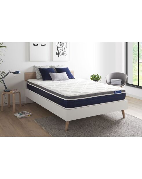 Actilatex Comfort matras van latex en traagschuim wit - 140x190 cm