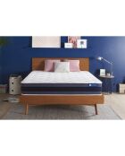 Matelas à ressorts ensachés et mémoire de forme Actiflex Morpho blanc - 180x200 cm