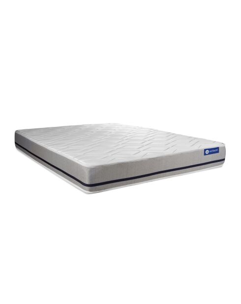 Ensemble matelas et sommier Actiflex Soft gris avec sommier gris en kit - 180x200 cm