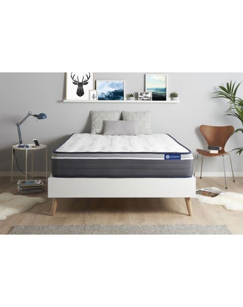 Matelas à mémoire de forme Actimemo Plus blanc - 140x190 cm